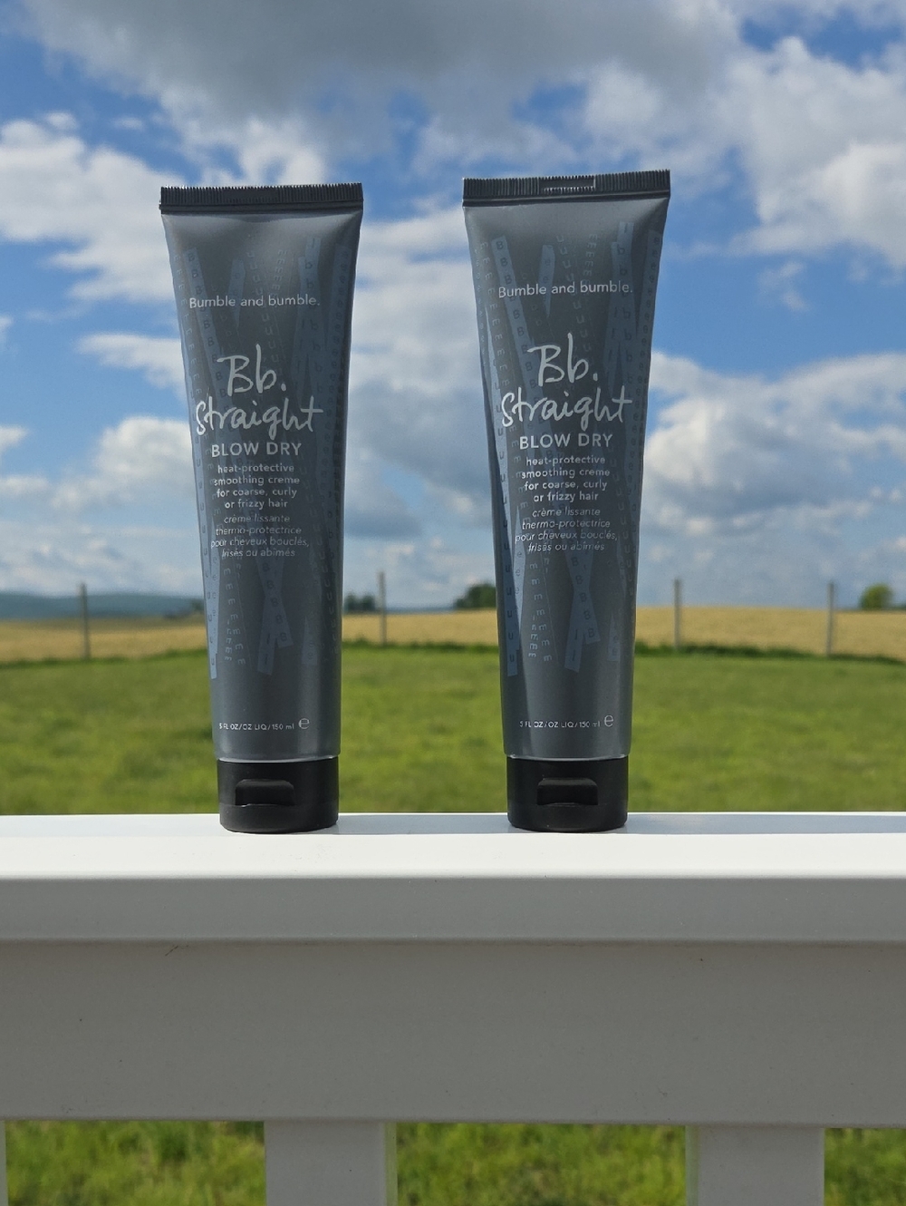 Two Brand New Bumble and Bumble Straight Blow Dry Smoothing Cream 5 oz Each